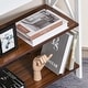 preview thumbnail 9 of 8, HOMCOM 4-Tier Shelving Bookcase Storage Cupboard with Pull Out Drawer, and Wooden Frame with X Bar Stability, White