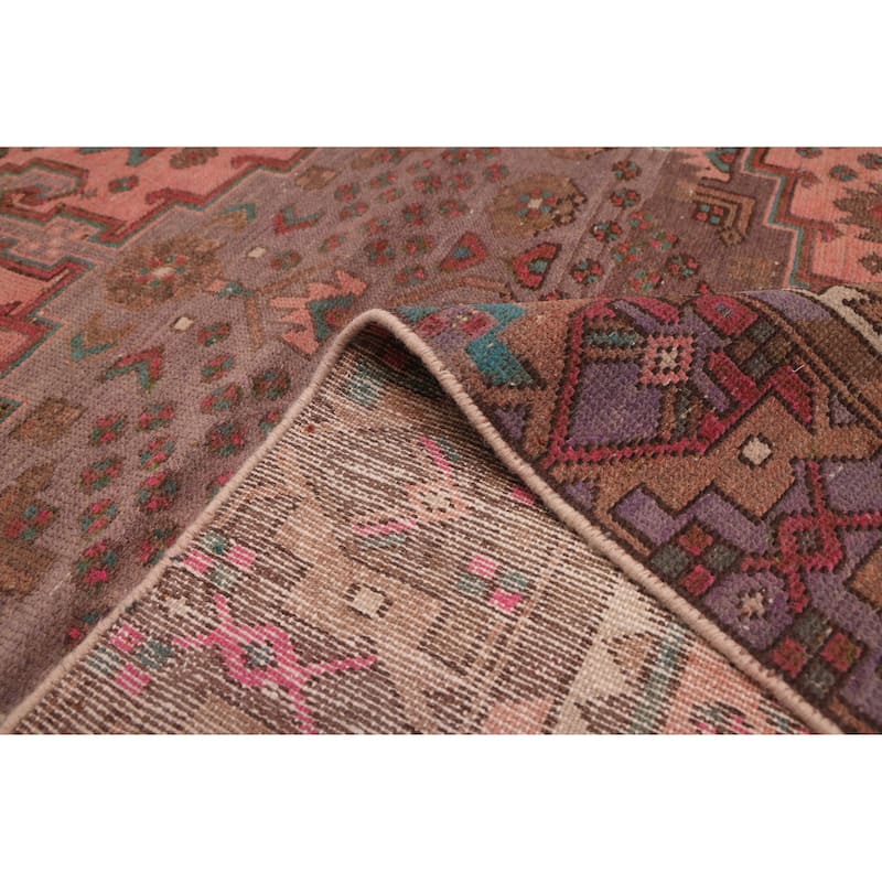 ECARPETGALLERY Hand-knotted Antalya Vintage Pink Wool Rug - 4'0 x 6'3