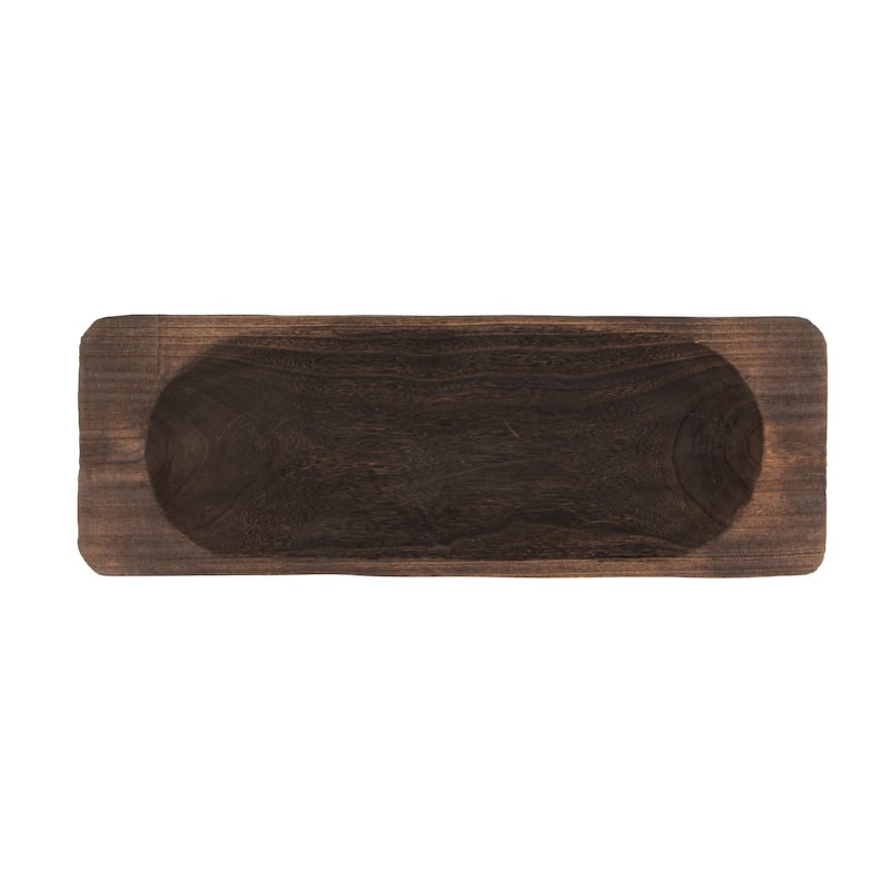 Decorative Paulownia Wood Tray Bowl