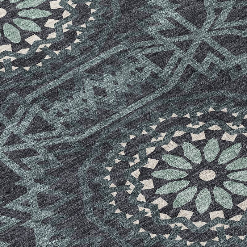 Machine Washable Indoor/ Outdoor Chantille Moroccan Boho Rug