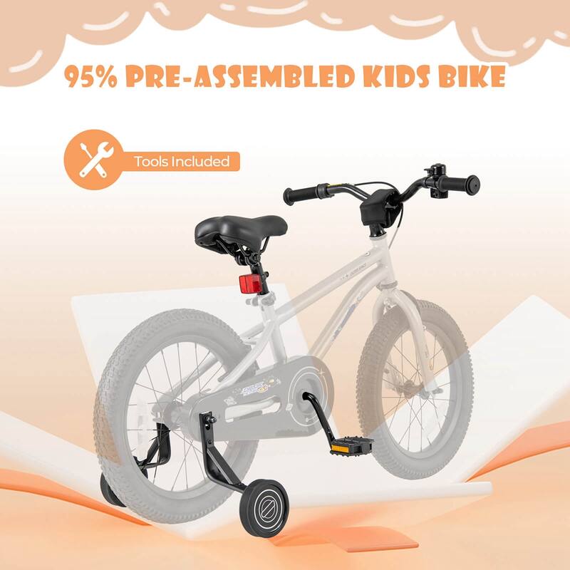 Costway 14/16/18-Inch Kid’s Bike for 4-7 Years Old with Adjustable - See Details
