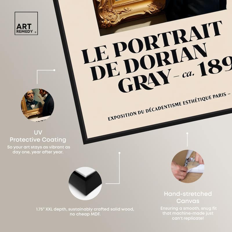 Decadent World of Dorian Gray Canvas by Art Remedy