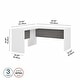 preview thumbnail 12 of 31, Echo L-shaped Modern Desk from Office by kathy ireland