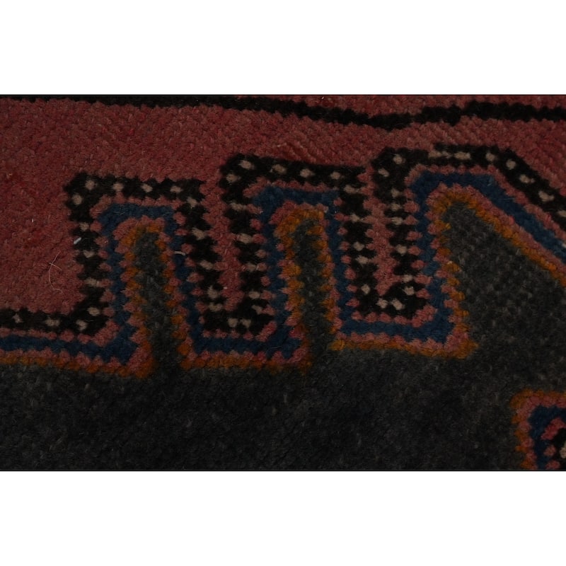 Hand Knotted Oriental 100% Wool Carpet Traditional Tribal Greys & Charcoal Tabriz Area Rug - 8' 8'' X 4' 6''