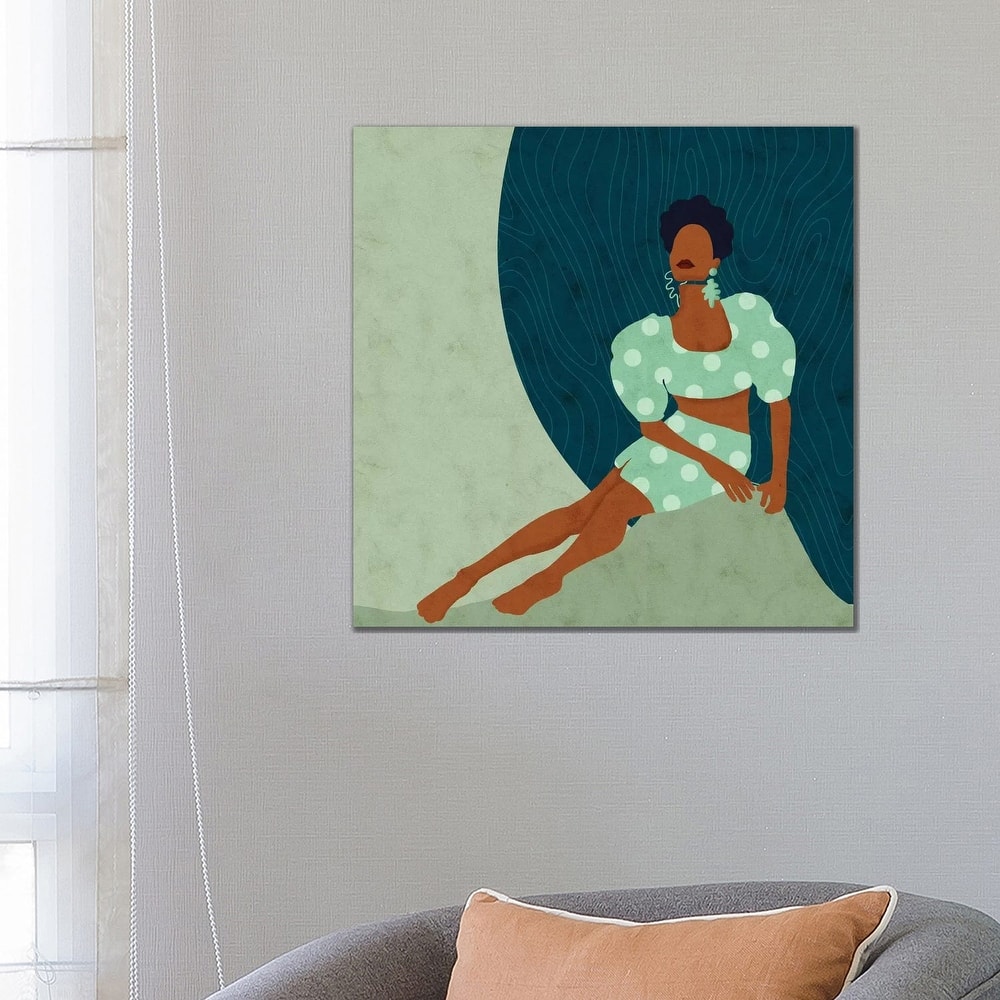 iCanvas "Ebonee Square" by Reyna Noriega Canvas Print
