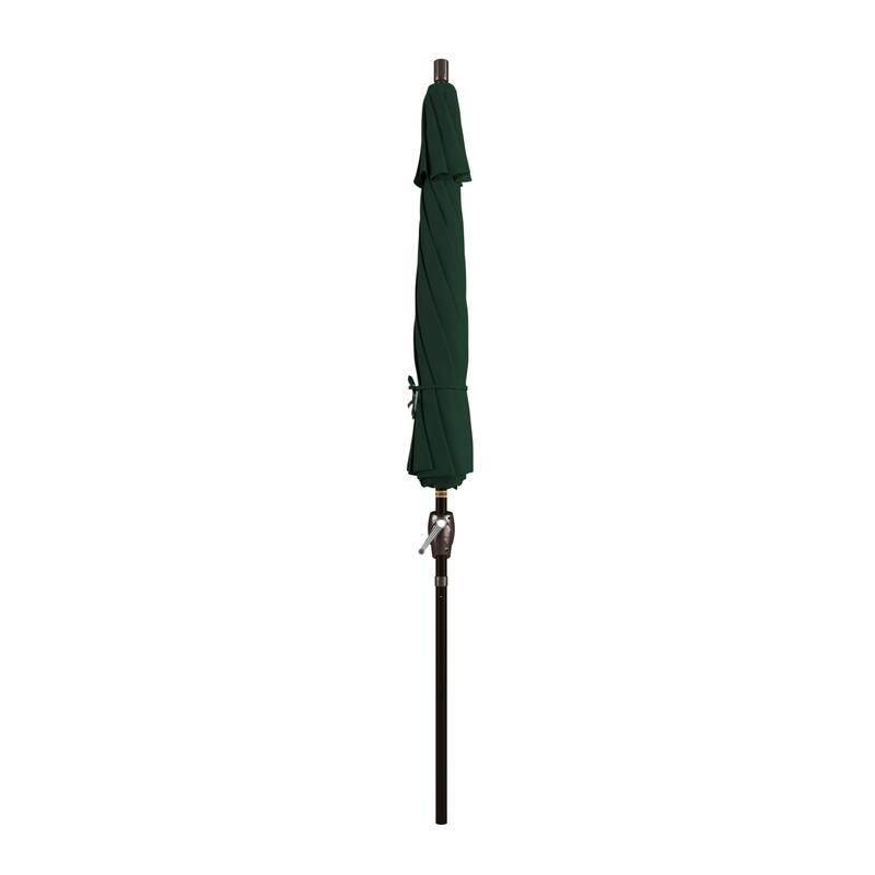 Pompano 9ft Crank Lift Push Button Tilt Round Patio Umbrella by Havenside Home, Base Not Included
