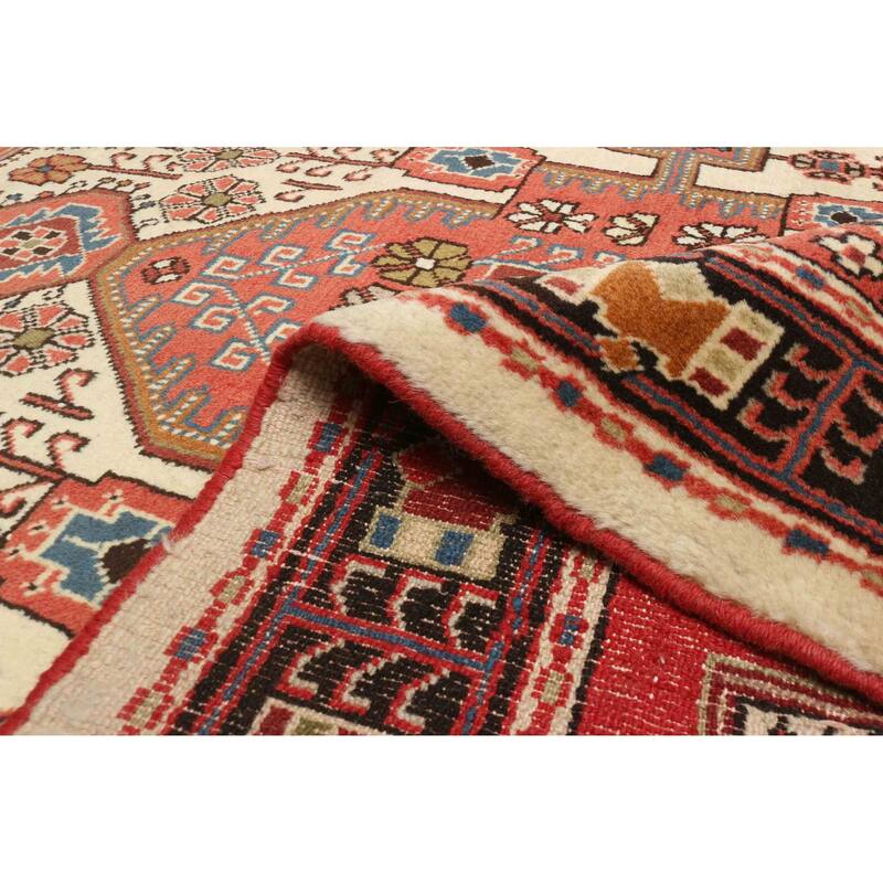 ECARPETGALLERY Hand-knotted Anadol Cream Wool Rug - 3'5 x 4'10