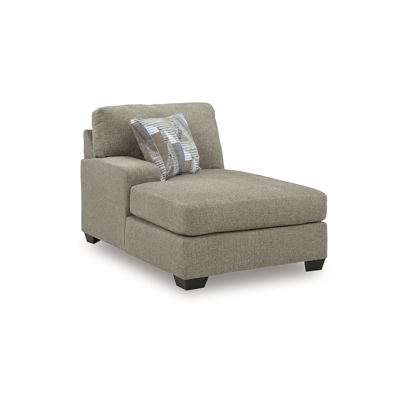 Signature Design by Ashley Newellen Gray 3-Piece Sleeper Sectional with Chaise