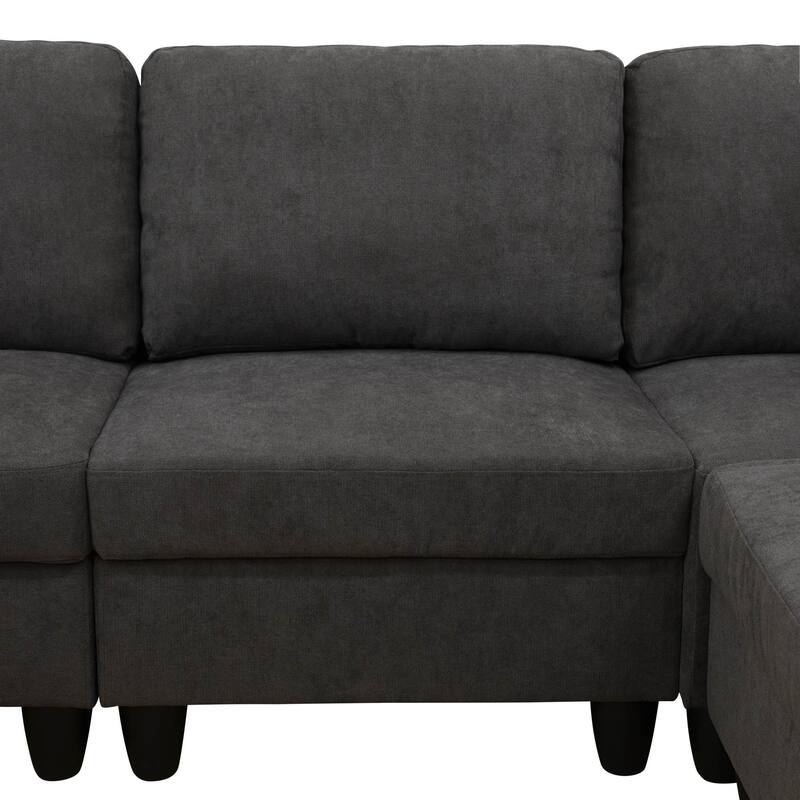 Convertible Modular Sofa Bed with Ergonomic Recline and Space-Saving Design