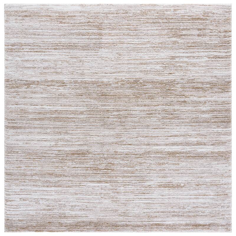 SAFAVIEH Northport Meredyth Rug - 6'7" Square - Taupe/Ivory