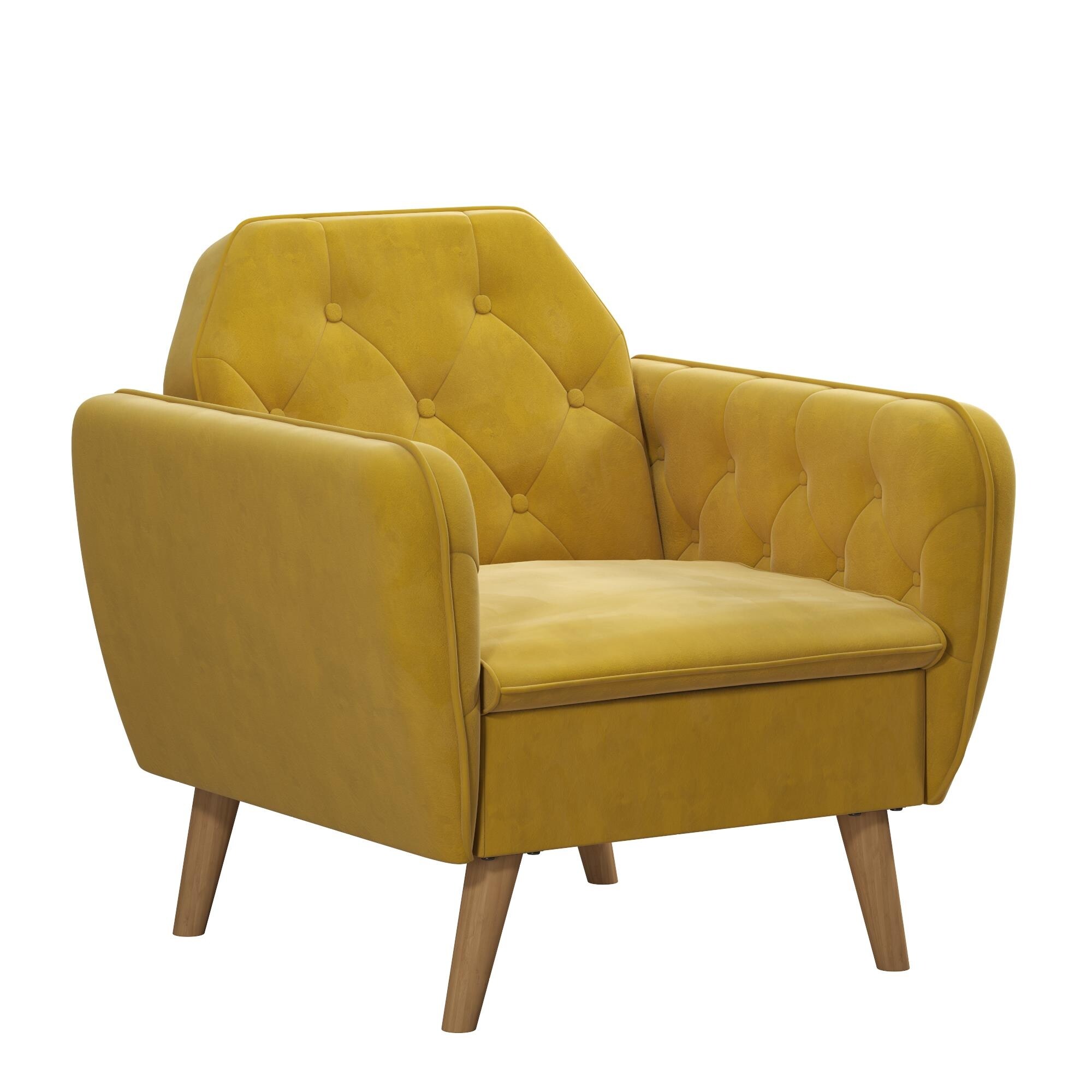 The Novogratz Tallulah Memory Foam Accent Armchair