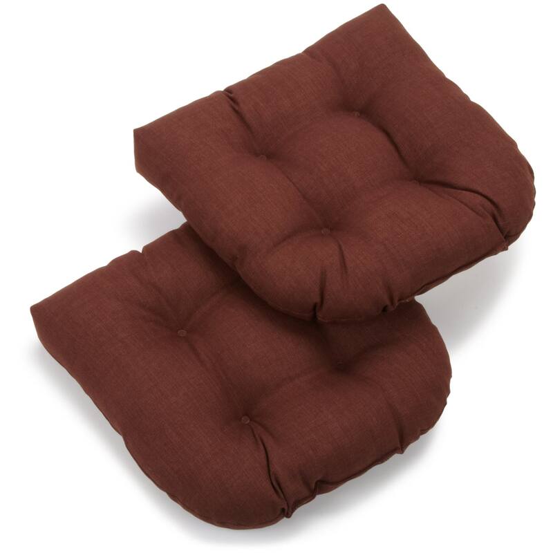 Blazing Needles 19-inch All-weather Patio Chair Cushions (Set of 2)