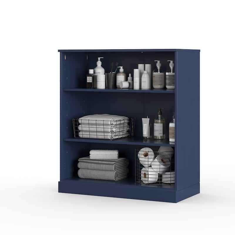 Palace Imports 100% Solid Wood 32" Bathroom Cabinet with Adjustable Shelves