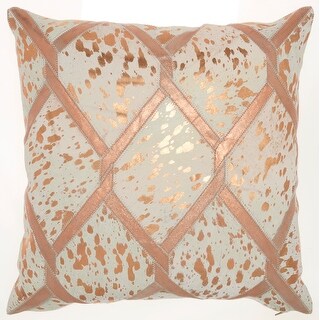 rose gold throw pillows