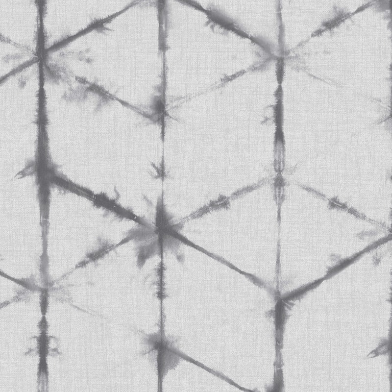 Tie-Dye Geo Mono Wallpaper