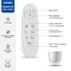 preview thumbnail 35 of 128, Sofucor 52/66/72/76/84Inch Large Ceiling Fan with Dimmable LED Light ,Remote&APP Control,8 Blades for Large Living Room,Porch