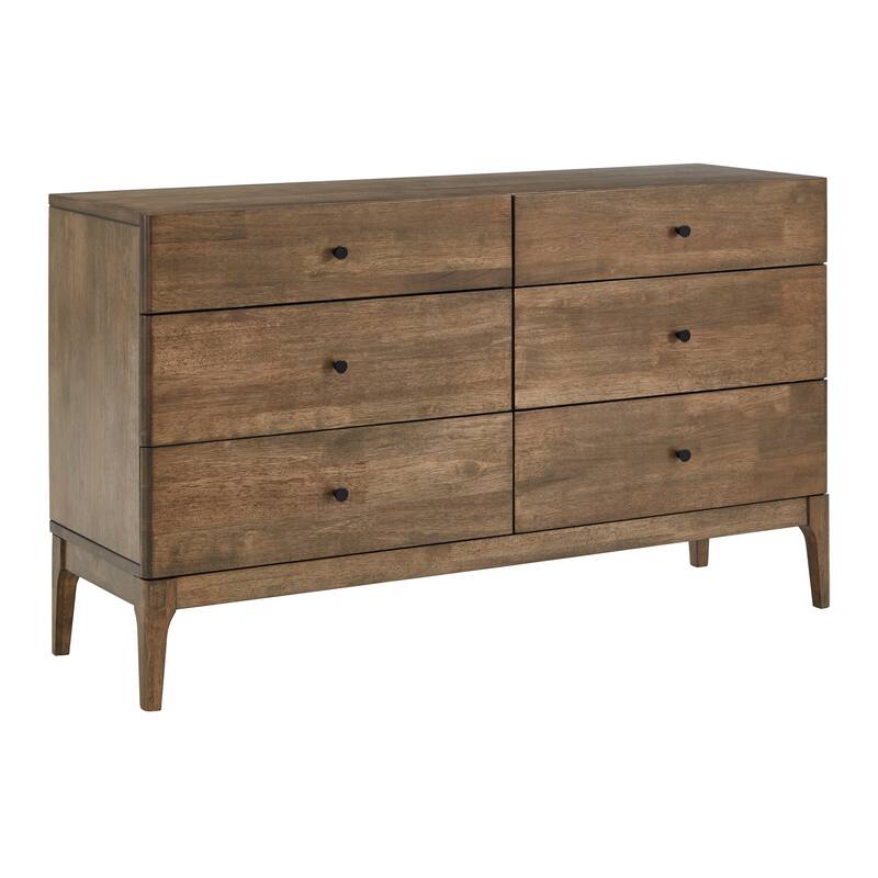 Ozan Walnut Finish 6-drawer Dresser by iNSPIRE Q Modern