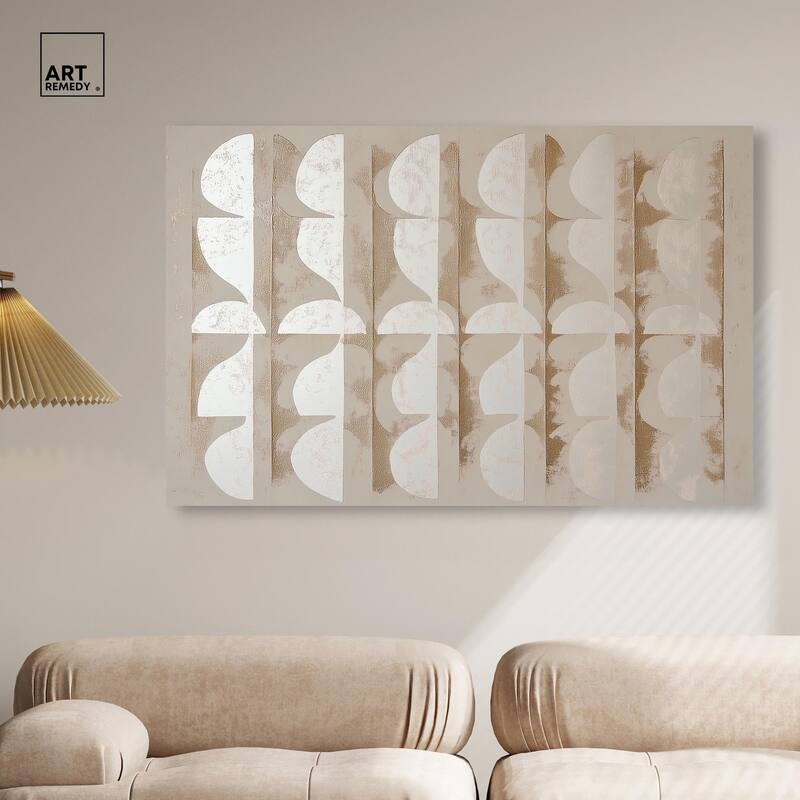 Columnar Shapes I Canvas by Art Remedy, Gallery Wrapped