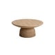 preview thumbnail 25 of 45, Studio London Maddox Single Round Coffee Table Stone Marble Effect