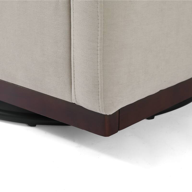 Modern Upholstered Swivel Armchair for Living