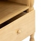 preview thumbnail 19 of 39, Max and Lily Jenny Lind Nightstand with 1 Drawer and Charging Station