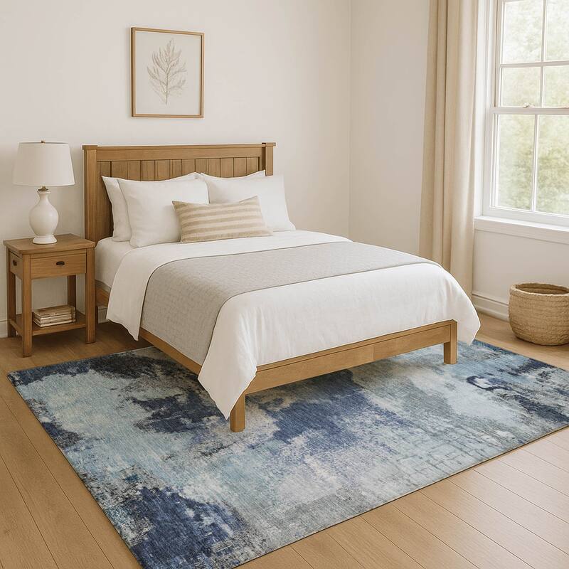 Premium Washable Super Soft Abstract Brushstrokes Mayfield Rug