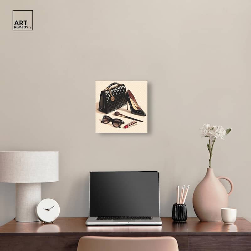 Simple Glam Collection Canvas by Art Remedy, Gallery Wrapped