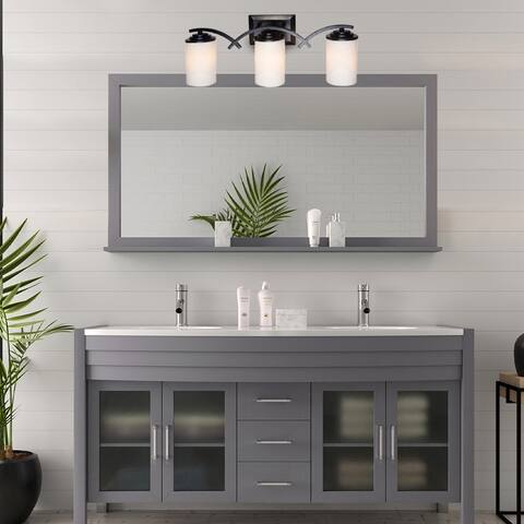 Brina 3 Light Vanity Lighting in Oil Rubbed Bronze - Oil Rubbed Bronze