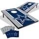 preview thumbnail 1 of 5, Dallas Cowboys NFL Compact 2x3 Tailgate Cornhole Board Set Include Carrying Case