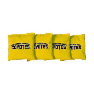 Southern Nevada Coyotes Yellow Cornhole Bags