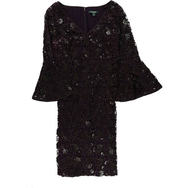 sequin ralph lauren dress Ralph Lauren Collection Crystal Embellished Evening Gown Size 4