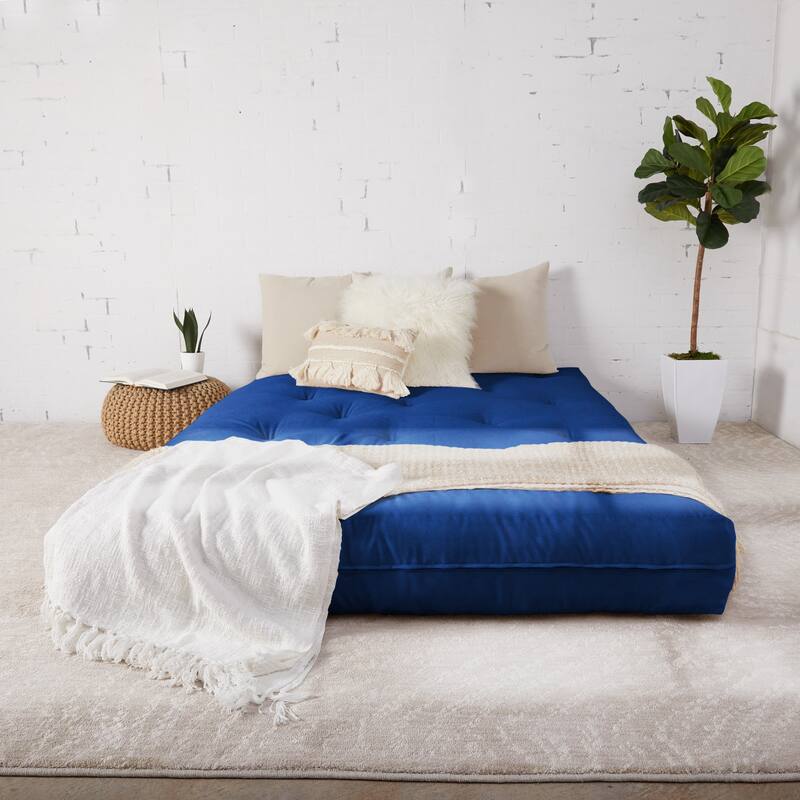 Humble + Haute Full-size 10-inch Futon Mattress (Mattress Only) - Blue - Full