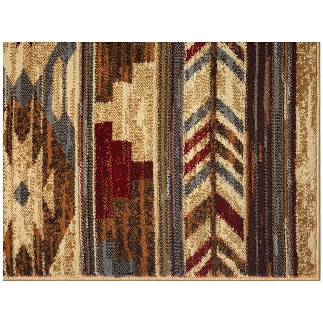 Sunset Valley Sierra Multi Southwest Lodge Area Rug