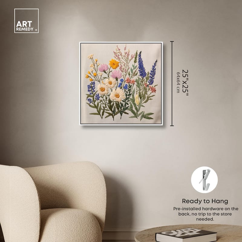 Needlepoint Prairie Posy Canvas by Art Remedy