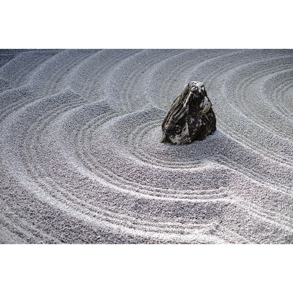 Shop Zen Rocks Photograph Wall Art Canvas On Sale Free Shipping