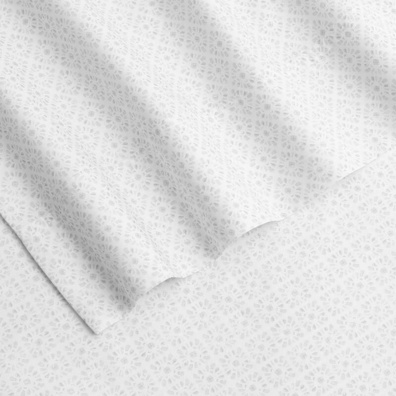 Gaiam Relax 100 Percent Cotton Garment Washed 4pc Sheet Set