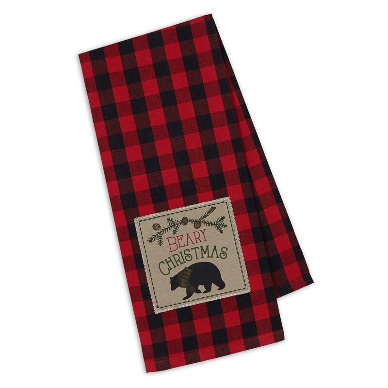 DII Assorted Christmas Printed Dishtowel