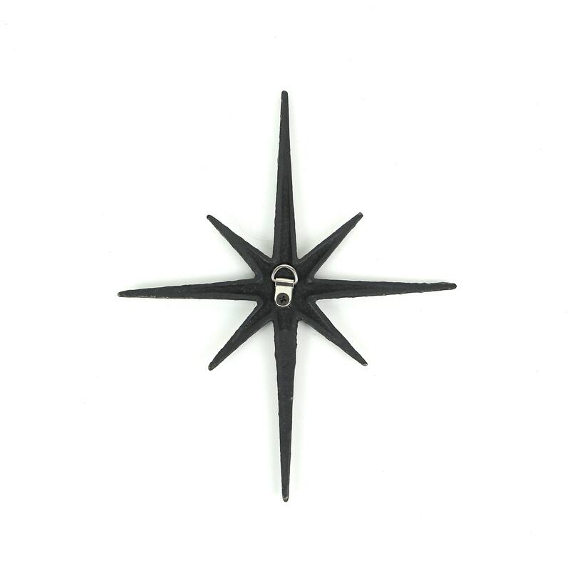 Set Of 6 Cast Iron Starburst Wall Hangings Mid Century Modern 8