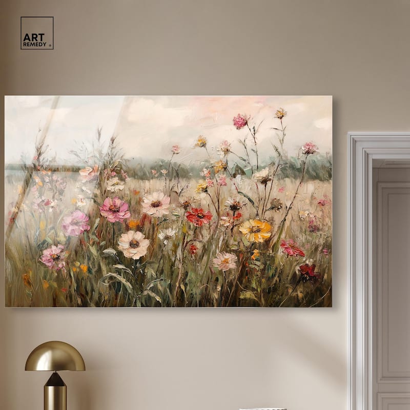 Vintage Blooms I Acrylic by Art Remedy, Ready to Hang