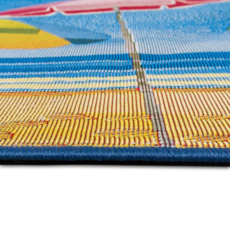 Liora Manne Esencia Beach Umbrella Indoor/Outdoor Mat
