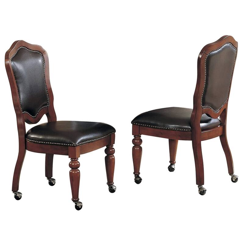 Round Dining Table Set 5 Piece - 48" Game Table with Chairs, Poker Table, Reversible Top, Comfortable Seating