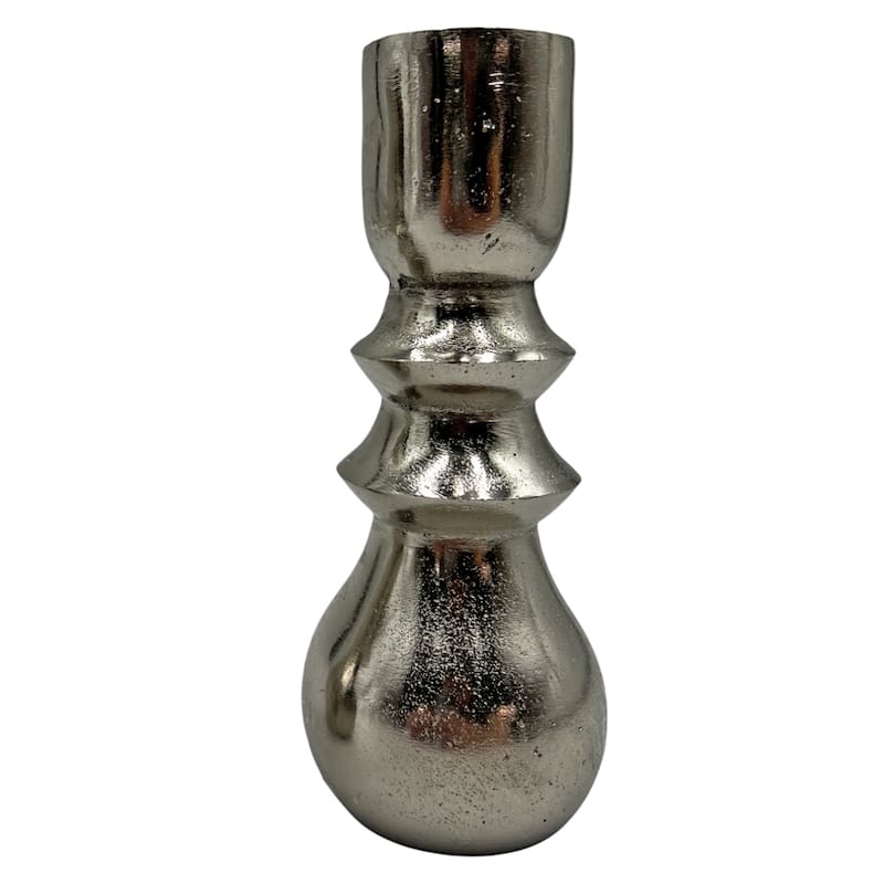 7 Inch Decorative Handmade Aluminum Modern Candle holder Set of 2 - 3 x 3 x 6.5 in