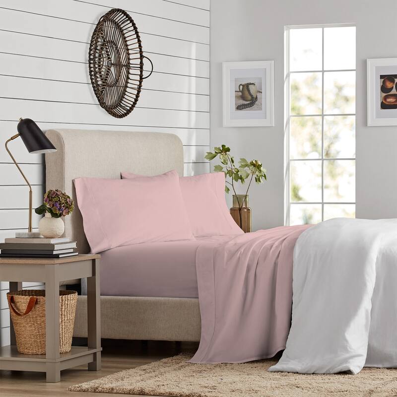 Color Sense Super-Soft & Cozy Knitted Jersey Sheet Set