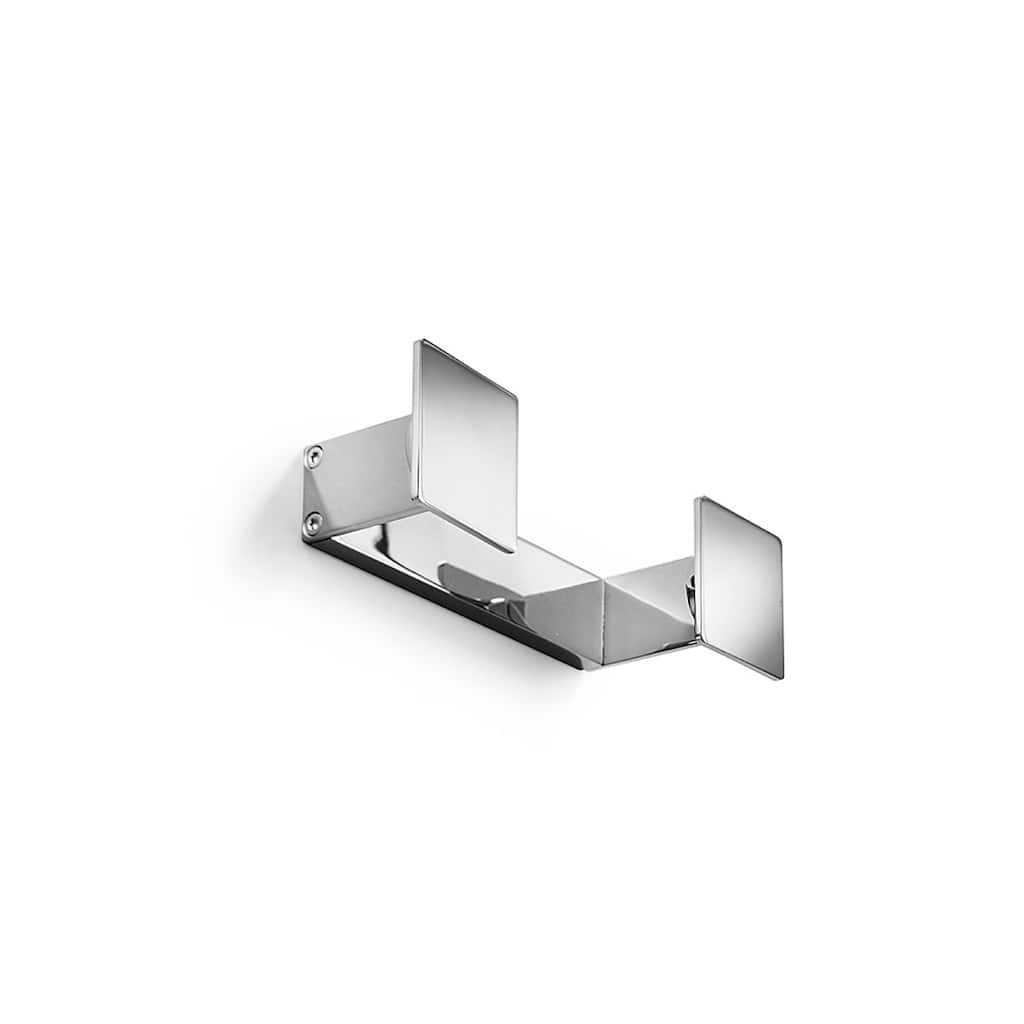 WS Bath Collections Skuara Double Robe Hook