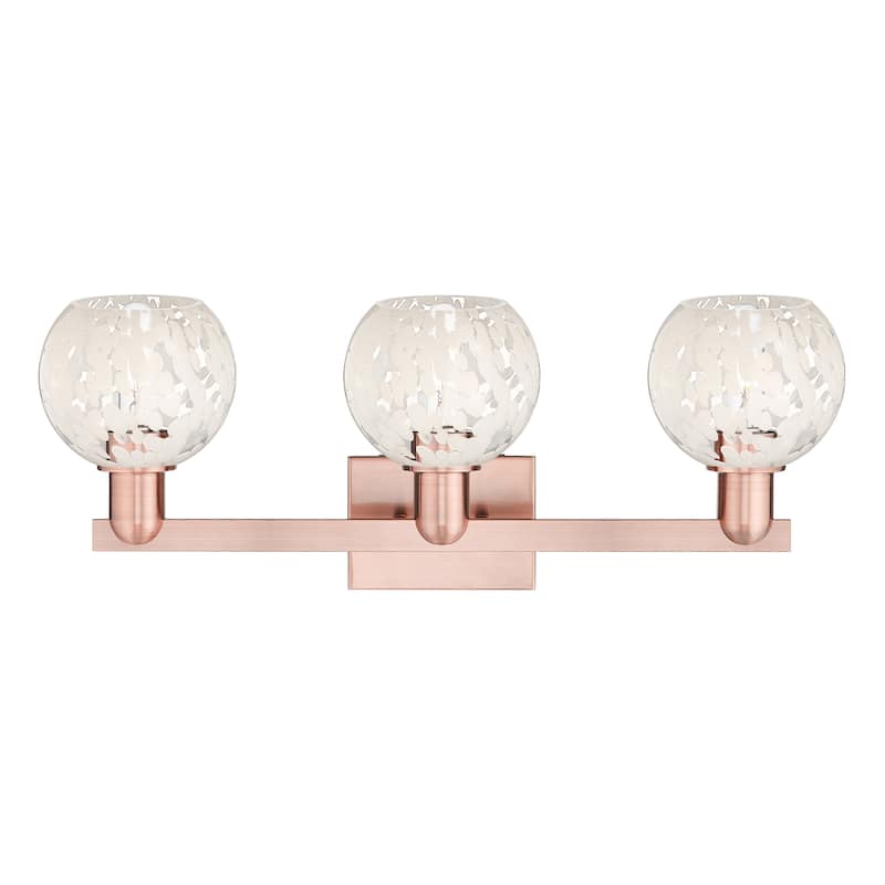 Innovations Lighting Endless Possibilities Arcadia - White Mouchette - 3 Light 25" Bath Vanity Light