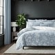 preview thumbnail 5 of 13, Elwood Cornflower Blue Cotton Comforter Set 8 Piece