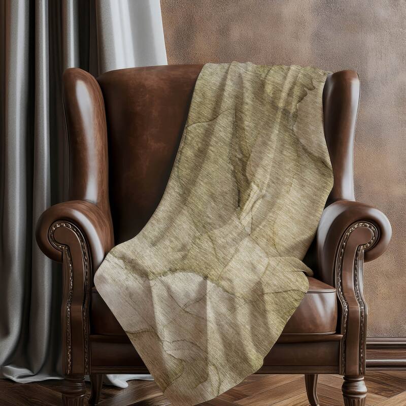 Premium Machine Washable Abstract Modern Sherpa Throw Blanket