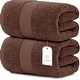 preview thumbnail 6 of 92, White Classic Luxury Cotton Oversized Bath Sheet 35x70 - Set of 2