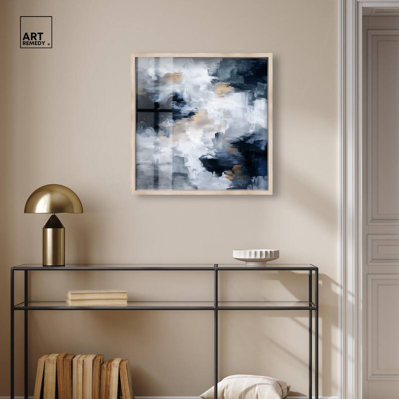 Midnight and Ivory II Shadowbox by Art Remedy
