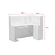 preview thumbnail 7 of 27, Working Reception Desk L Shaped Front Counter Reception Table Counter